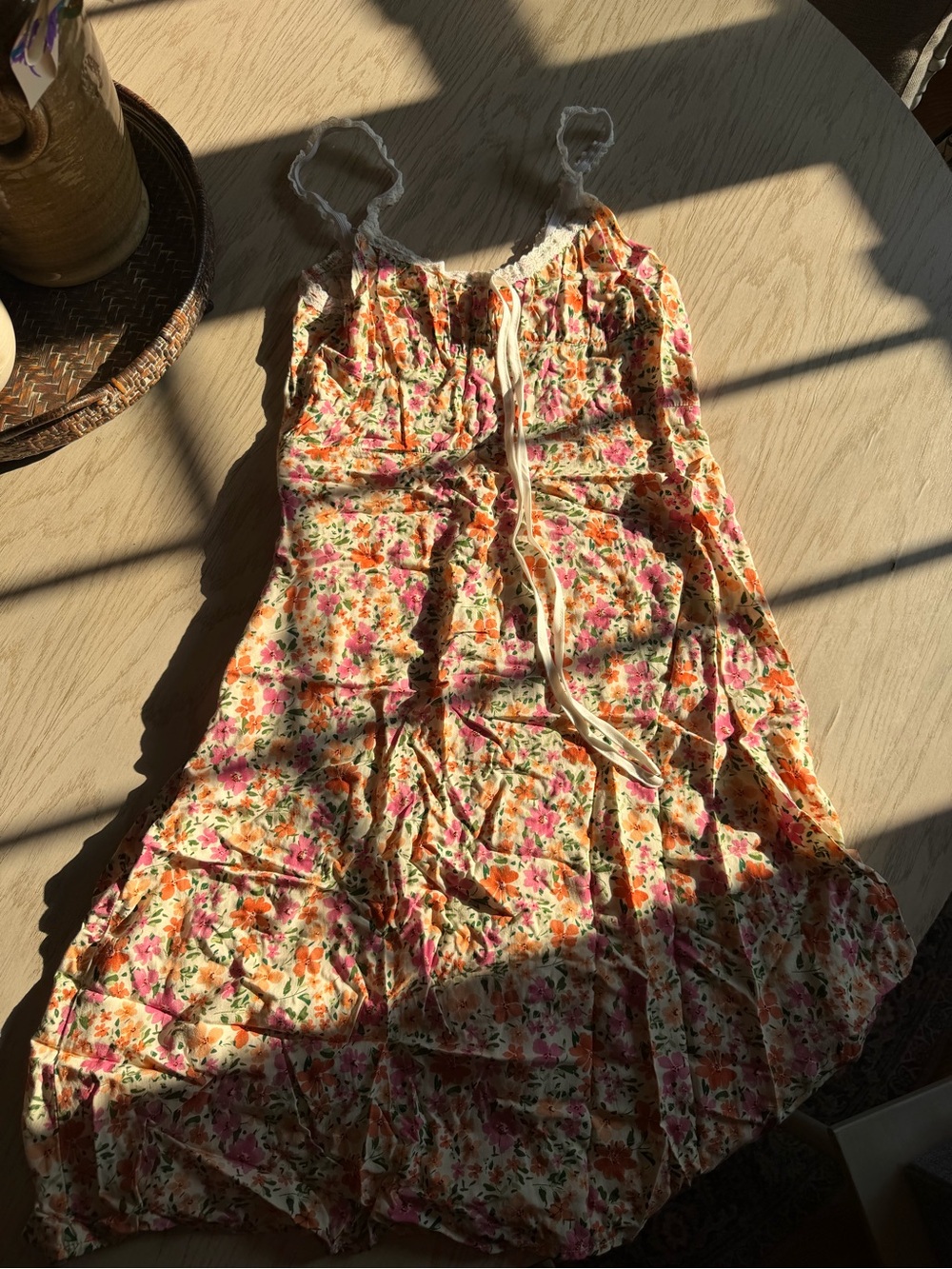 NWOT Floral Summer Slip Dress
